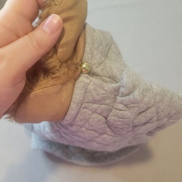 Janie and Jack Faux Fur Quilted Dress Size 6 to 12 months - Picture 5 of 7